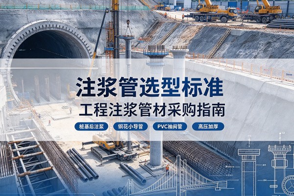 南陵注浆管选型标准