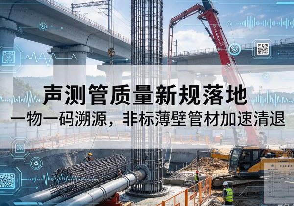 南陵声测管质量新规落地，一物一码溯源，非标薄壁管材加速清退